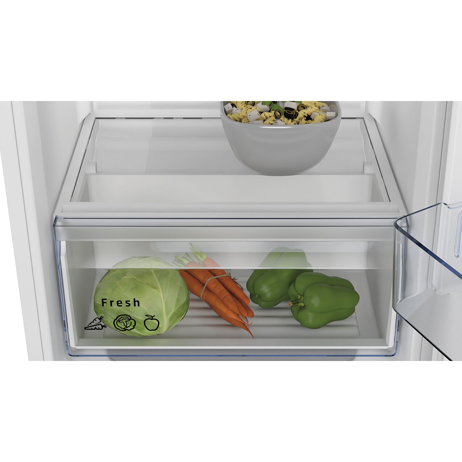 CK642EF0 Einbau-Kühlschrank mit Gefrierfach weiß / F
