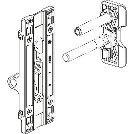 Slika artikla za MACO/HAUTAU Move srednje zaključavanje desno srebrno