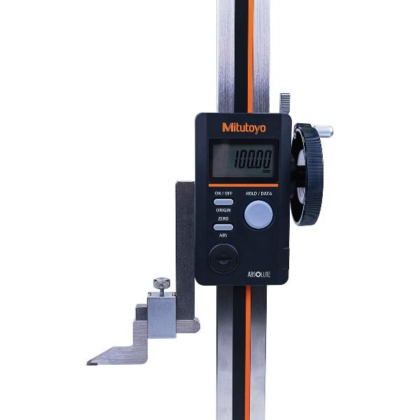 Produktbild von Digitaler Höhenmesser 0–150 Mm – Aus Kunststoff, Mit Magnetfuß, Reset-Taste, Für Sägeblätter & Holzbearbeitung – Leicht & Tragbar