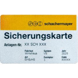 Obrázek produktu pro Duplikát bezpečnostní karty vlastního profilu WINKHAUS/DORMAKABA/ABUS