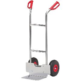 Imagine produs pentru Liza FETRA aluminiu,roti pneumatice,capacitate portanta 150 kg, lopata 320x250mm