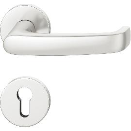 Artikelbild für FSB Drückergarnitur 12 1045 ASL auf Rosette PZ, Aluminium silber eloxiert