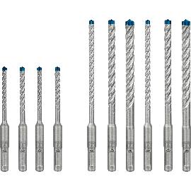 Artikelbild für BOSCH Expert SDS-Plus-7X Hammerbohrer-Satz HM 4-Schneiden ø 5-10mm 10-teilig
