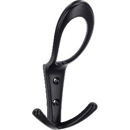 Obrázok pre Vešiak na kabát Deneb, Š 76 mm, V 160 mm, ZN, matne čierny