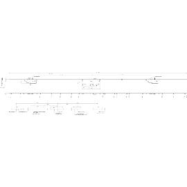Artikelbild für KFV MFV-Schloss AS 3600 DIN, DM 65,Stulp 2170 x 20 x 3 mm, eckig, verz. silber