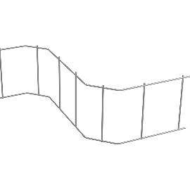 Obrázek produktu pro Distanční podložka EXTE ocelová S - had, výška 200 mm