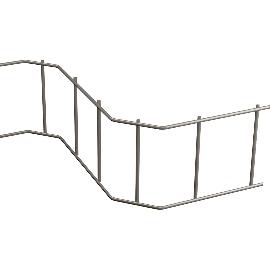 Obrázek produktu pro EXTE distanční podložka ocelová S - DBV had, výška 260 mm