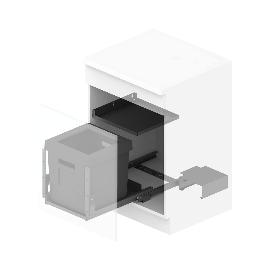 Slika artikla za PEKA sistem za loč. odpad. Oeko Complet Aqua G, ŠK 600 mm, antracitni
