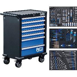Slika artikla za BGS voziček za orodje, 994 x 699 x 458 mm, 263-delni, 7 predalov