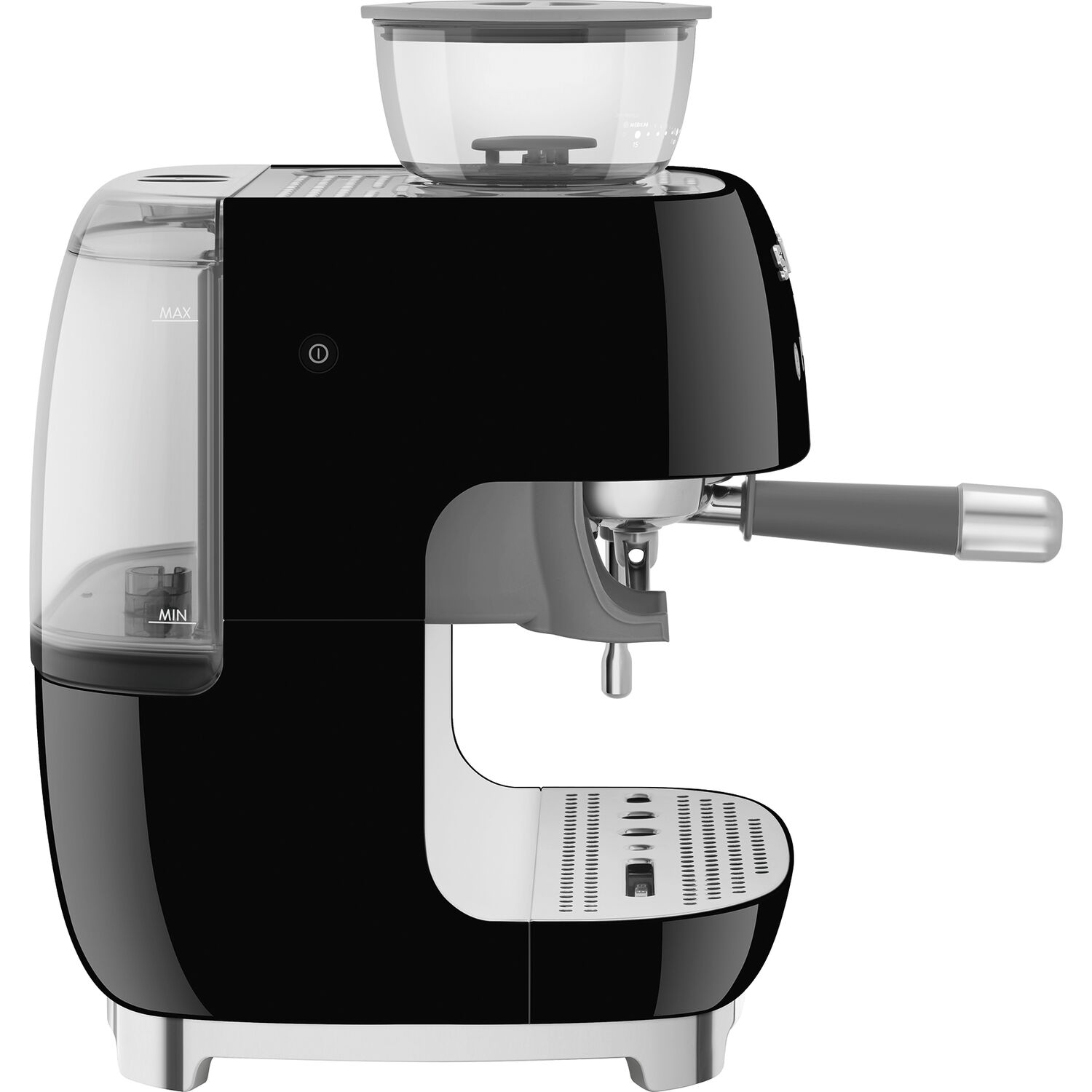 SMEG Espresso Kaffeemaschine Schwarz EGF03BLEU