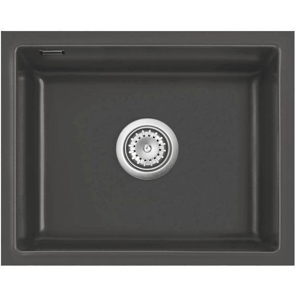 Mocoloo Unterbau-Spüle Edelstahl 38,1x38,1 Cm – 25,4 Cm Tief, Mit Schneidebrett, Abtropfgestell & Schalldämmenden Pads