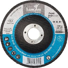 25x LUKAS Schleifblätter Schleifscheiben PSR 50 mm | Vlies Korn 100 mittel