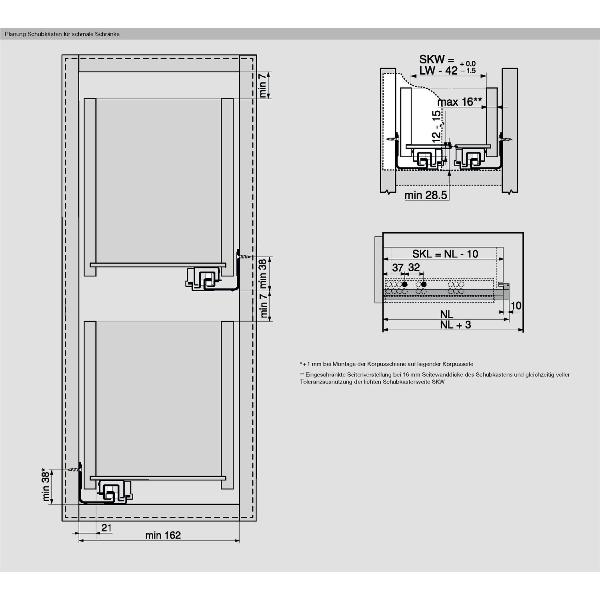 Blum Vollauszug Tandem Blumotion 560H5000B Produktbild-Vorschau 6