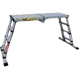 Artikelbild für JUST Alu-Telesteps-Arbeitsplattform mit 3 Sprossen