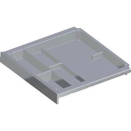 Artikelbild für HETTICH SmarTray Materialschale 40 mm Kunststoff Alu-Optik