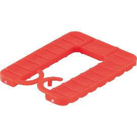 Slika artikla za GLUSKE Euroklick odstojna podloška s blok. kukicom 40 x 30 x 3 crvena