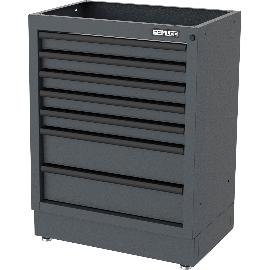 Artikelbild für SEMLOC Unterbauschrank 910 x 680 x 458 mm schwarz 7 Laden 45kg
