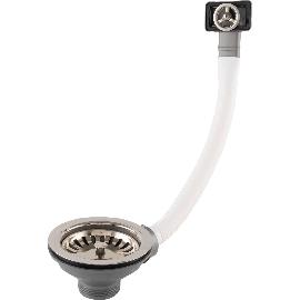 Artikelbild für SOLIDO Siebkorb-Garnitur mit Handbetätigung 3,5" Chrom