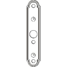 Artikelbild für MACO RUSTICO Unterlage für Ladenplattenkloben MMV fix 1 mm schwarz