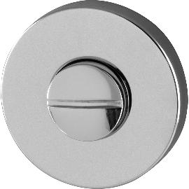 Artikelbild für SOLIDO WC-Rosette 52 x 9 mm, Messing verchromt glänzend