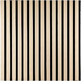 Artikelbild für Akustikpaneel Weißtanne Natur roh / schwarz