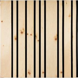 Artikelbild für Akustikpaneel Plus Zirbe Natur roh / schwarz