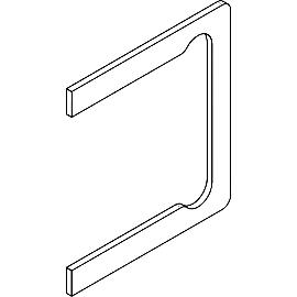 Imagine produs pentru Set straturi intermediare DORMA-Glas pt. MORANO S1 XL sticla-perete,sticla 8mm