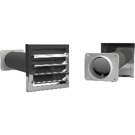 Artikelbild für OPTIMAIRO Mauerkasten NW 125 Kunststoff weiß/Edelstahl