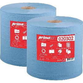 Artikelbild für Putzpapier-Rolle IR II primaSOFT blau 2-lagig Packungsinhalt 2 Rollen