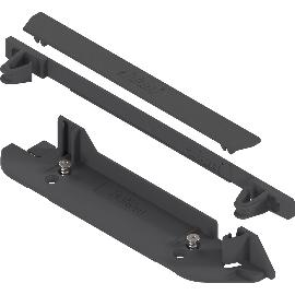 Artikelbild für BLUM SERVO-DRIVE Trägerprofilaufnahme unten und hinten, Kunststoff tiefgrau