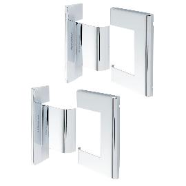 Artikelbild für Abdeckkappenpaar zu Duschtürband 8010BTJC, Messing verchromt poliert