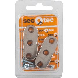 Artikelbild für SECOTEC Schrankrohrlager oval vernickelt SB-2 BL1