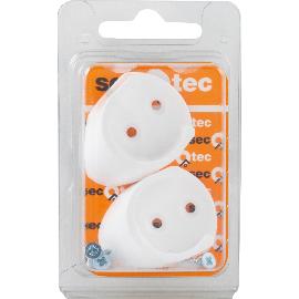 Artikelbild für SECOTEC Schrankrohrlager rund 25 mm Kunststoff weiß SB-2 BL2