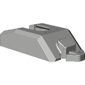 Slika artikla za Varovalo zapiranja ZSS.OS2 WINKHAUS, za zgornjo tirnico OS2, umetna masa, bela