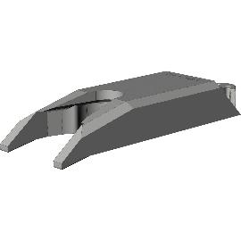 Artikelbild für WINKHAUS Kippbegrenzer KBG.OS1 für Oberschiene OS1, Kunststoff schwarz