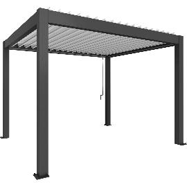 Artikelbild für BIOHORT Pergola Gr. 3,5 x 3 dunkelgrau/weiß