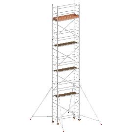 Obrázek produktu pro HYMER hliníkové pojízdné lešení se vzpěrou 7077/10, výška plošiny 8,27m