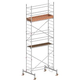 Obrázek produktu pro HYMER hliníkové pojízdné lešení s traverzou 7077/06, výška plošiny 4,42m