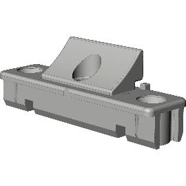Artikelbild für WINKHAUS Zwangsverriegelung ZV-FT, Flügelteil zu Rahmenteil ZV-RT, silber