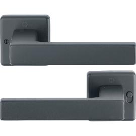 Artikelbild für HOPPE Drückerpaar AUSTIN MiniLock links, Aluminium schwarz matt