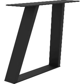 Artikelbild für Tischkufe Etsi Trapez, Breite 800 mm, Stahl schwarz strukturiert