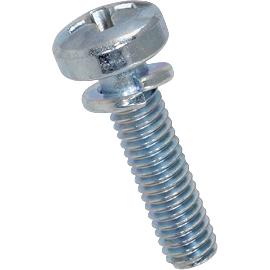 Imagine produs pentru Surub cu cap bombat ~ISO7045 4.8 M 3x 8, Phillips in cruce, zincat (DIN7985B)