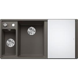 Artikelbild für BLANCO Einbauspüle Axia III 6 S mit Glas Schneidbrett TT rechts Vulkangrau