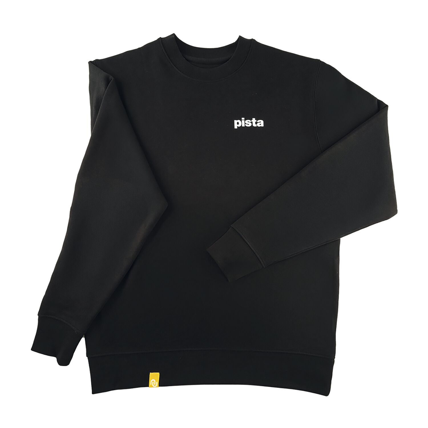 hello yellow sweater pista schwarz