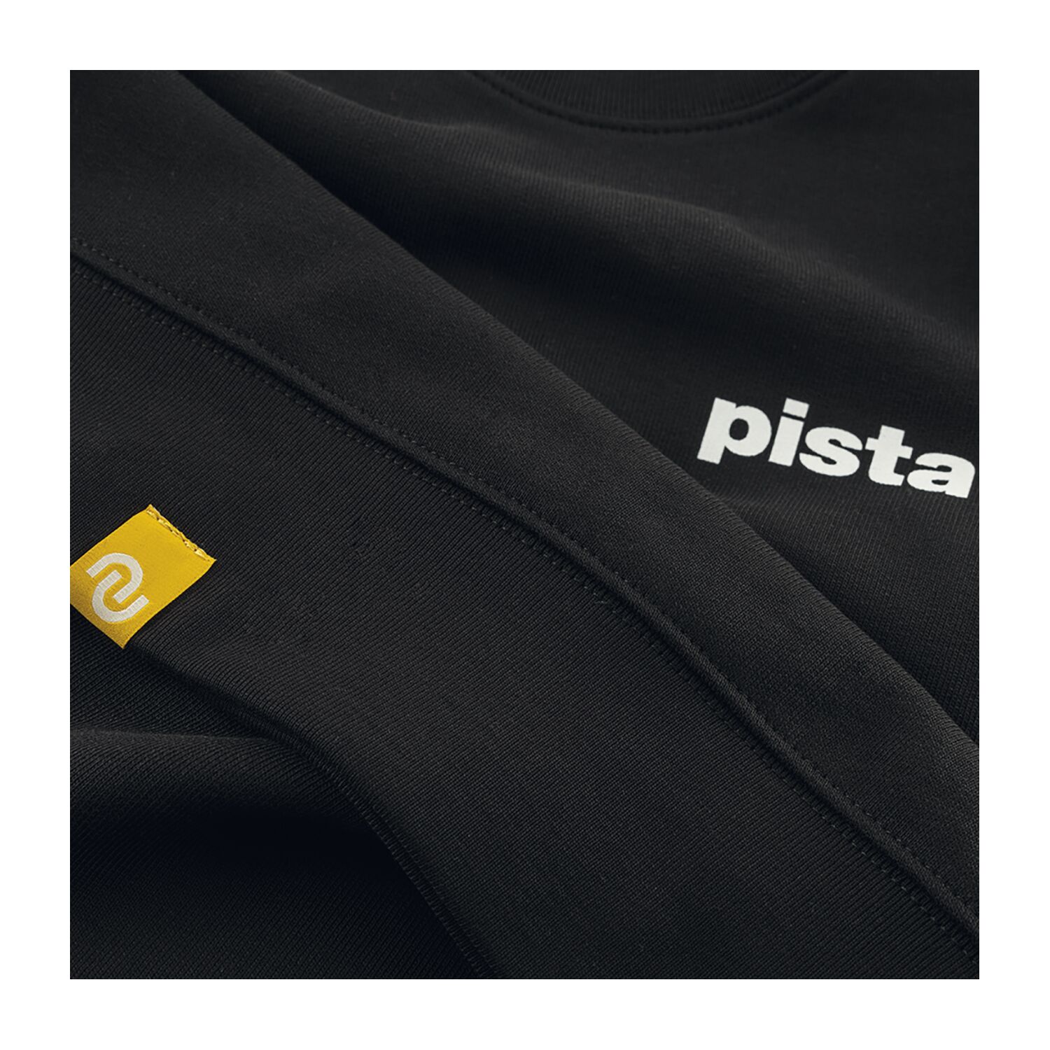 hello yellow sweater pista schwarz
