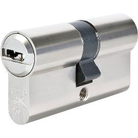 Slika artikla za ABUS ugradbeni cilindar X12R, različito zaključavanje, 28/32, poniklano mat