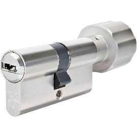 Slika artikla za ABUS cilindar s gumbom X12R, različito zaključavanje, 30/K30, poniklano mat