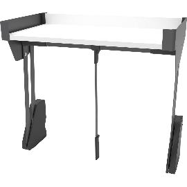 Slika artikla za CONERO dvižni mehanizem Top, svetla širina omare 445-628 mm, črn