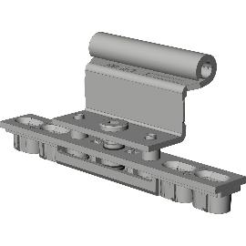 Slika artikla za WINKHAUS nagibni ležaj KB.K.20-9, 12/20-9V, 80 kg, srebrn