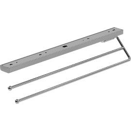 Obrázek produktu pro Výsuv na utěrky/ručníky, 2ramenný, chromovaná ocel